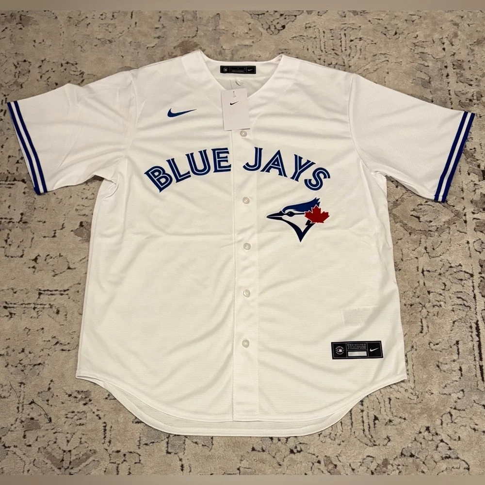 Nike Authentic Toronto Blue Jays MLB Baseball White Jersey Men’s Size: L - Picture 1 of 5